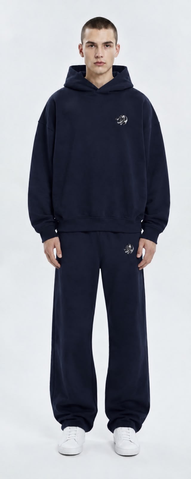 Navy-blue tracksuit
